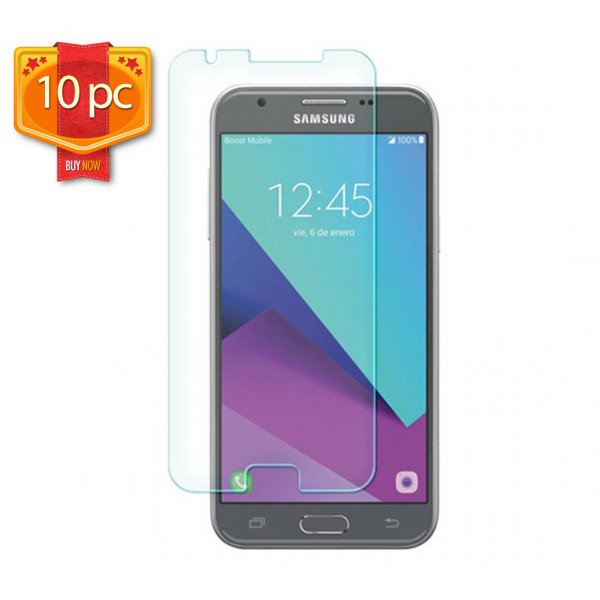 Wholesale Samsung Galaxy J3 Emerge, J3 (2017) Tempered Glass Screen Protector 10pc (10pc Package)
